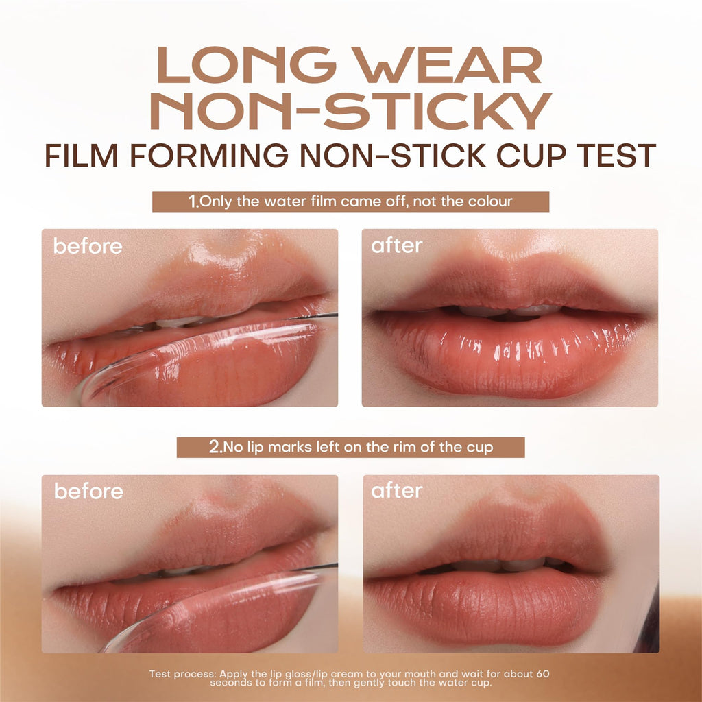Mistine Cream Lip Gloss Thai Latte M03 Freshly Brewed Guava – Long Lasting Matte Lip Gloss