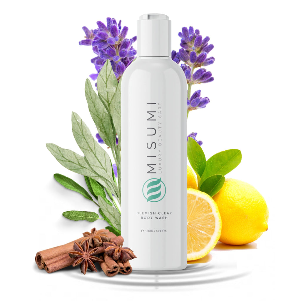 Misumi Acne Body Wash 120ml – KP & Bacne Treatment with Salicylic & Glycolic Acids