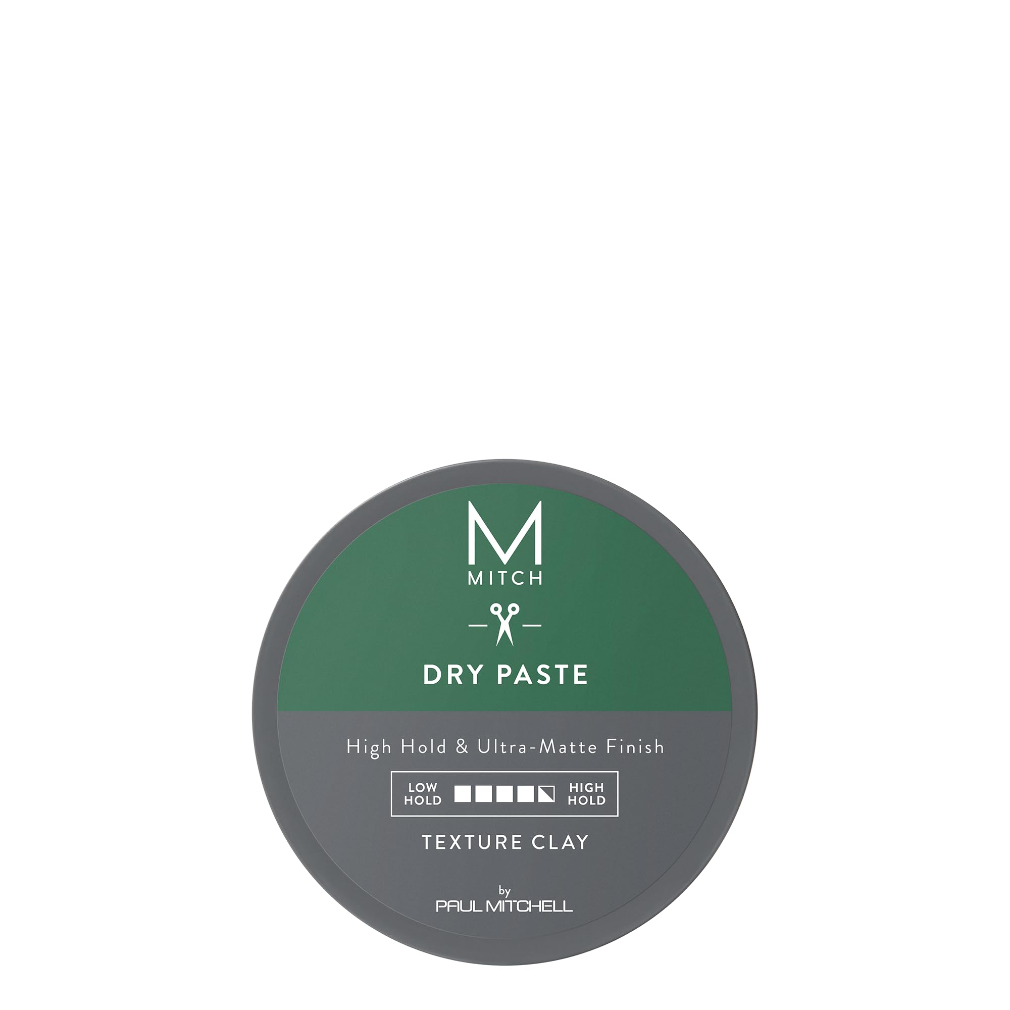 MITCH Dry Paste Texture Clay by Paul Mitchell – High Hold, Ultra Matte Finish for Men (3 oz)