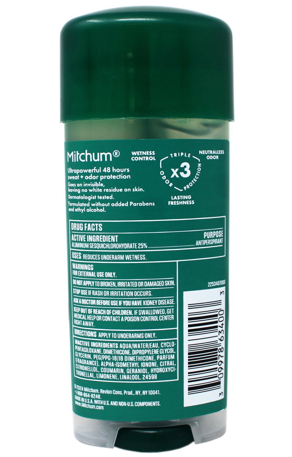 Mitchum Advanced Gel Mountain Air Anti-Perspirant Deodorant – 12 Pack