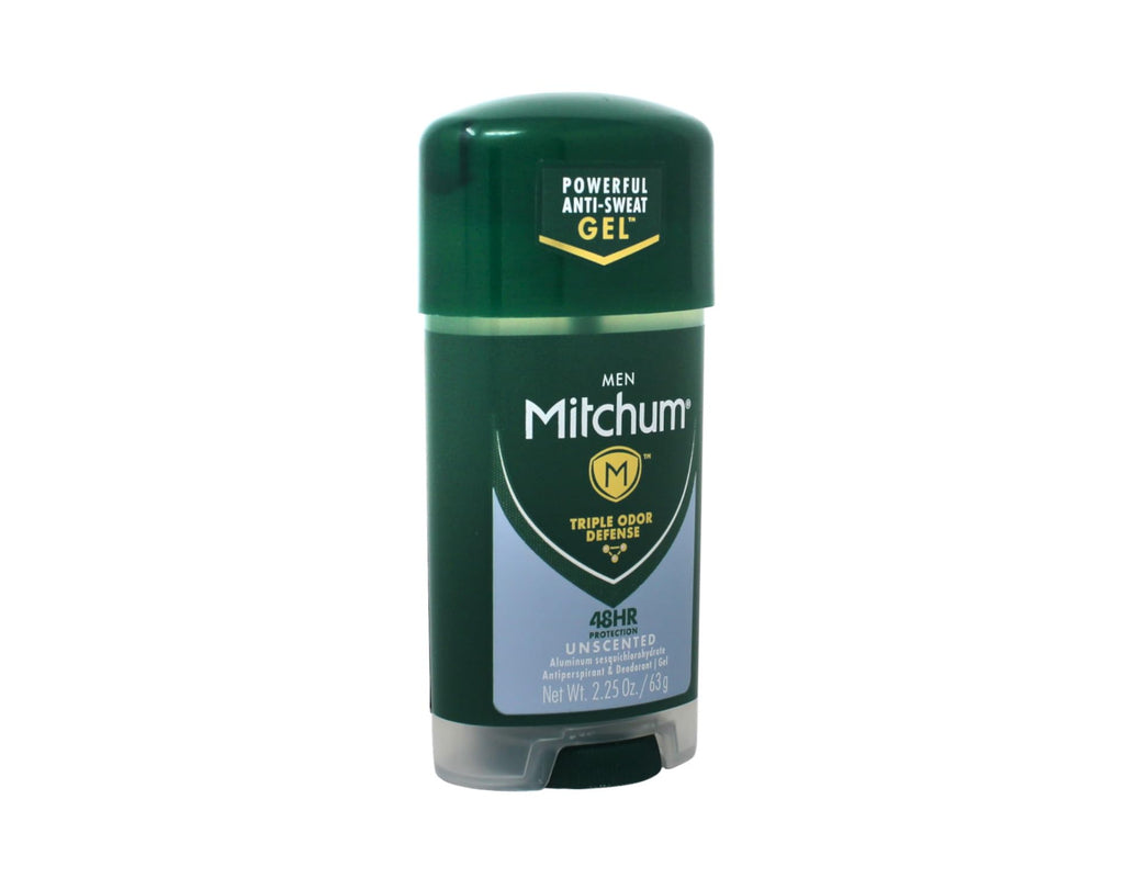 Mitchum Clear Gel Unscented Anti-Perspirant & Deodorant for Men - 2.25 oz (3 Pack)