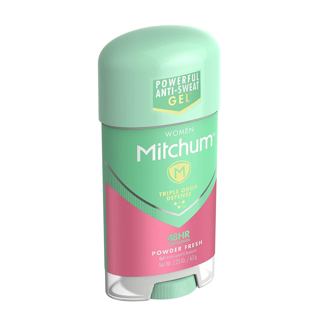 Mitchum Gel Anti-Perspirant Deodorant for Women - Powder Fresh, 4-Pack