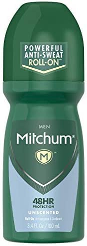 Mitchum Invisible Unscented Roll-On Anti-Perspirant & Deodorant — Pack of 3