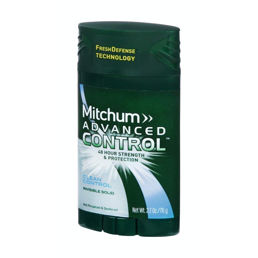 Mitchum Men Advanced Control Clean Control Invisible Solid 2.7 oz (Pack of 6)