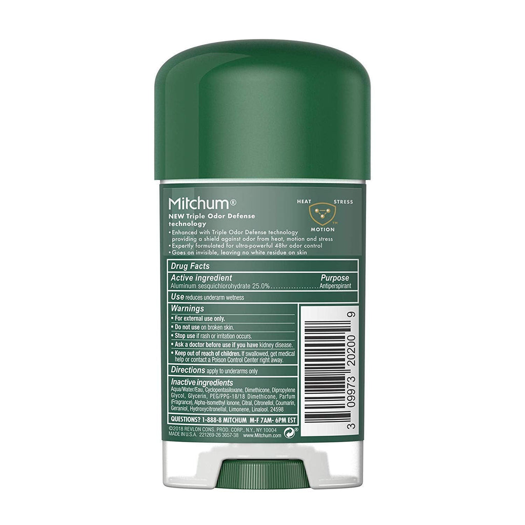 Mitchum Mountain Air Clear Gel Anti-Perspirant & Deodorant (2-Pack) – 2.25 oz