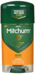 Mitchum Sport Antiperspirant Stick – 48 Hr Protection, Triple Odor Defense, Pack of 2