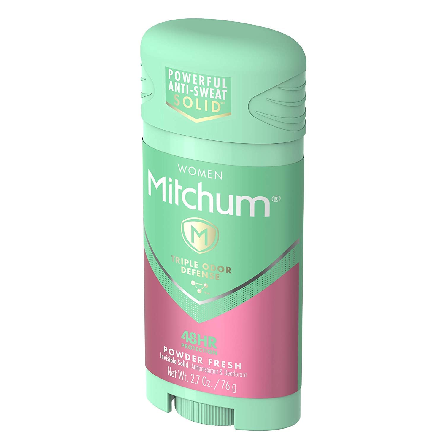 Mitchum For Women Triple Odor Defense Invisible Solid Antiperspirant – Pack of 2