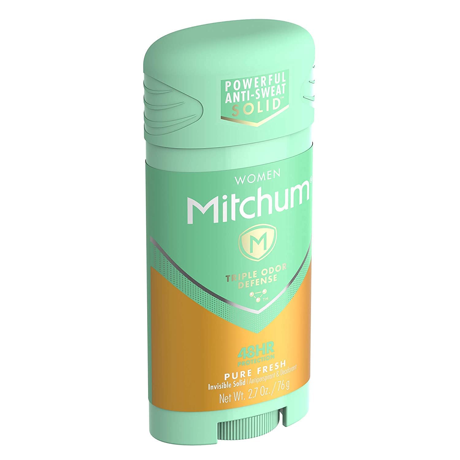 Mitchum Women Triple Odor Defense Invisible Solid Deodorant – Pure Fresh, 48HR, 5 Pack