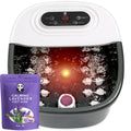 Miwhale Foot Spa Bath Massager — Heat, Bubbles, Vibration & Infrared, Lavender Soak