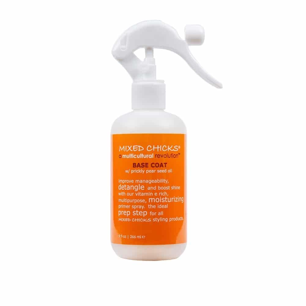 Mixed Chicks Base Coat with Prickly Pear Seed Oil – Detangler & Shine Primer (2 x 9 oz)