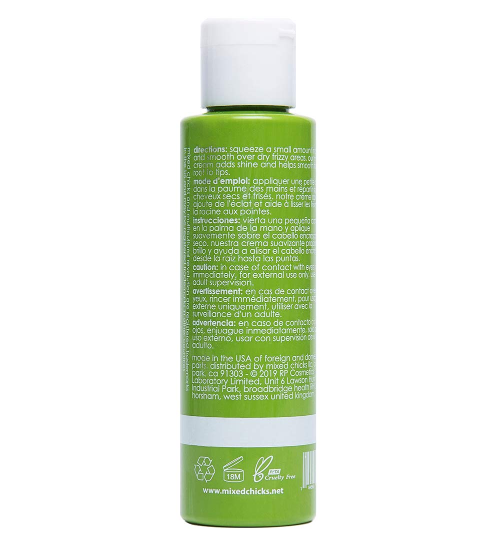 Mixed Chicks Hair Four Days Calming Cream, 4 fl oz (Pack of 2) – Lightweight, Frizz-Taming Hair Care