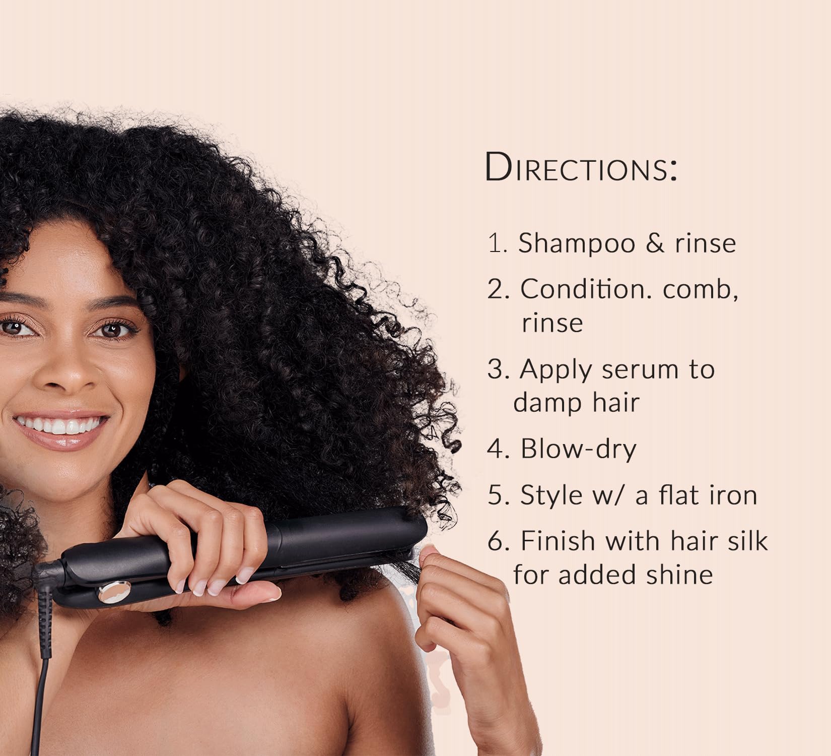 Mixed Chicks Straightening Serum – Thermal Protection, 4 fl oz / 120 ml