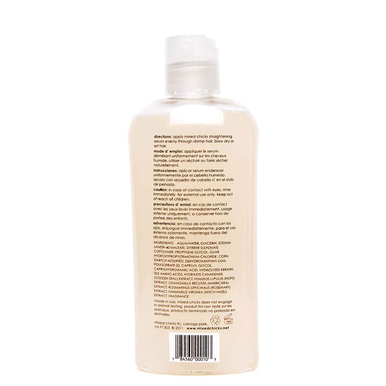 Mixed Chicks Straightening Serum – Thermal Protection for Heat Styling (Pack of 2) – 4 fl oz / 120 ml