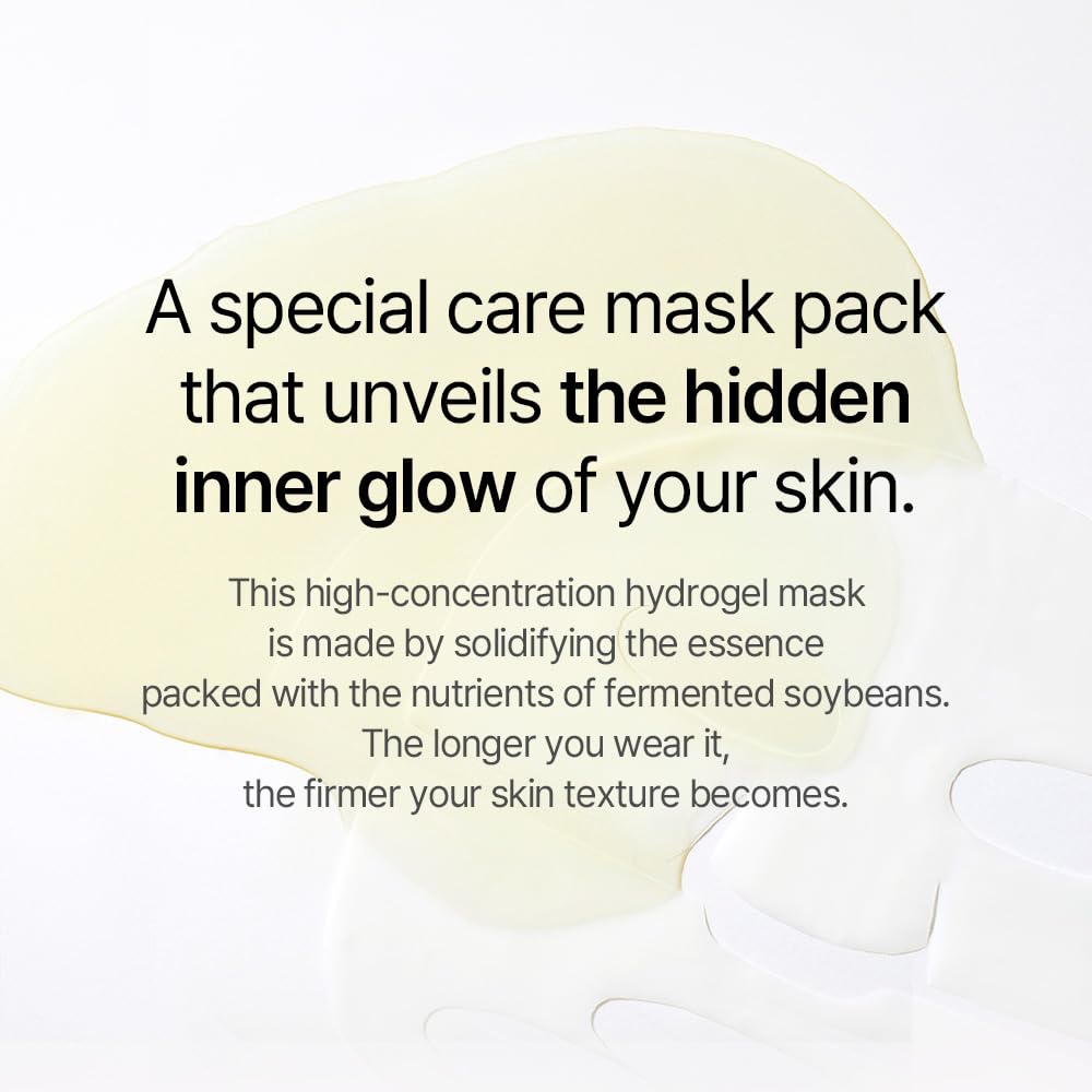 Mixsoon Bean Collagen Hydrogel Mask – Hydration, Firming & Soothing (3ea, 35g)