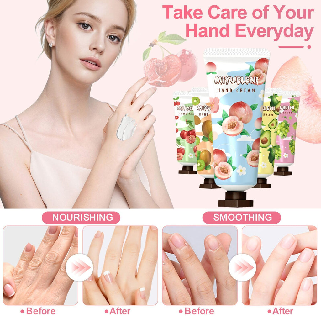 MIYUELENI 30-Pack Hand Cream Gift Set – 20ml Travel-Size Moisturizers for Dry Hands, Ideal Gifts