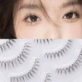 Miz Barn Daily Natural Look False Eyelashes – 4 Pairs, Clear Band, Handmade