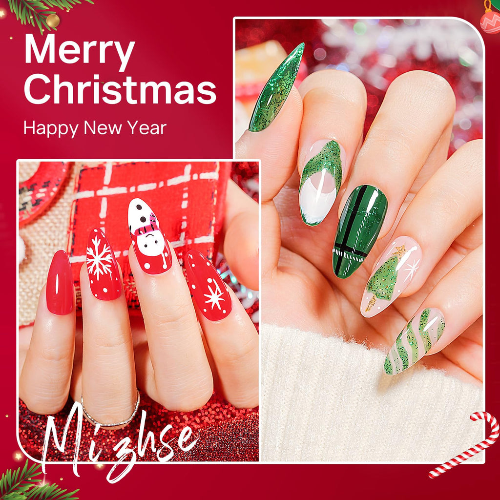 MIZHSE Quick Dry Nail Polish Set – 24 Colors, Oil-Based, Fast Dry, Neon Glitter Collection