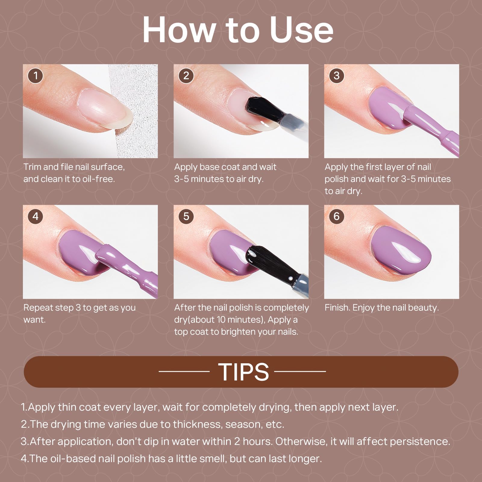 MIZHSE Quick Dry Nail Polish Set – 24 Colors, Fast Air-Dry, Fall/Winter Shades