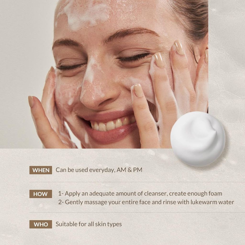 MIZON Snail Repairing Foam Cleanser – Snail Mucin Face Wash (2 Pack, 2.02 oz each)