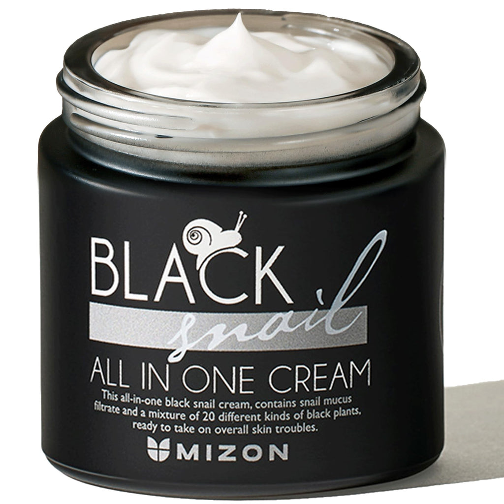 MIZON Black Snail All In One Cream – Intensive Snail Mucin Moisturizer 2.54 fl oz