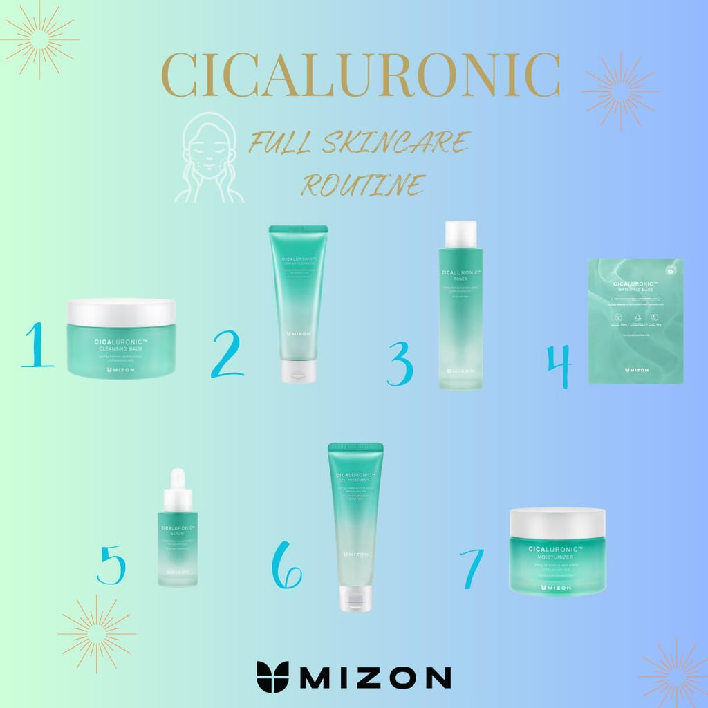 MIZON Cicaluronic Cleansing Balm – One-Step Makeup Remover with Centella Asiatica & Hyaluronic Acid