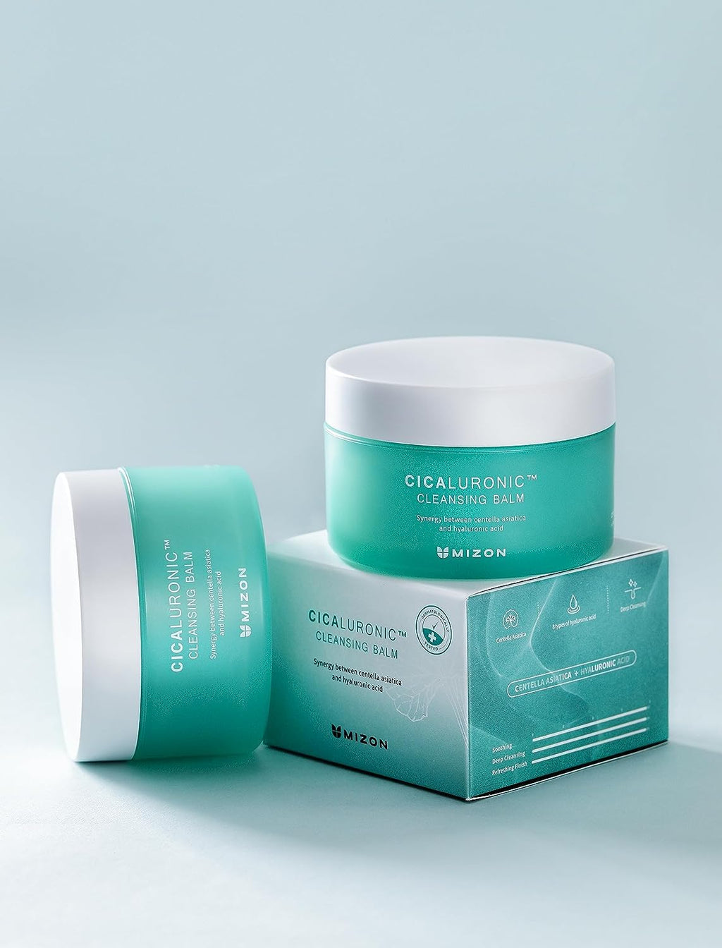 MIZON Cicaluronic Cleansing Balm – One-Step Makeup Remover with Centella Asiatica & Hyaluronic Acid