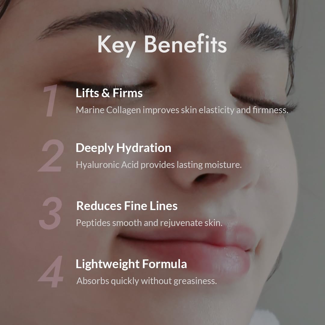 MIZON Collagen Power Lifting Emulsion – Marine Collagen, Adenosine & Peptides for Hydration & Elasticity | 120 ml