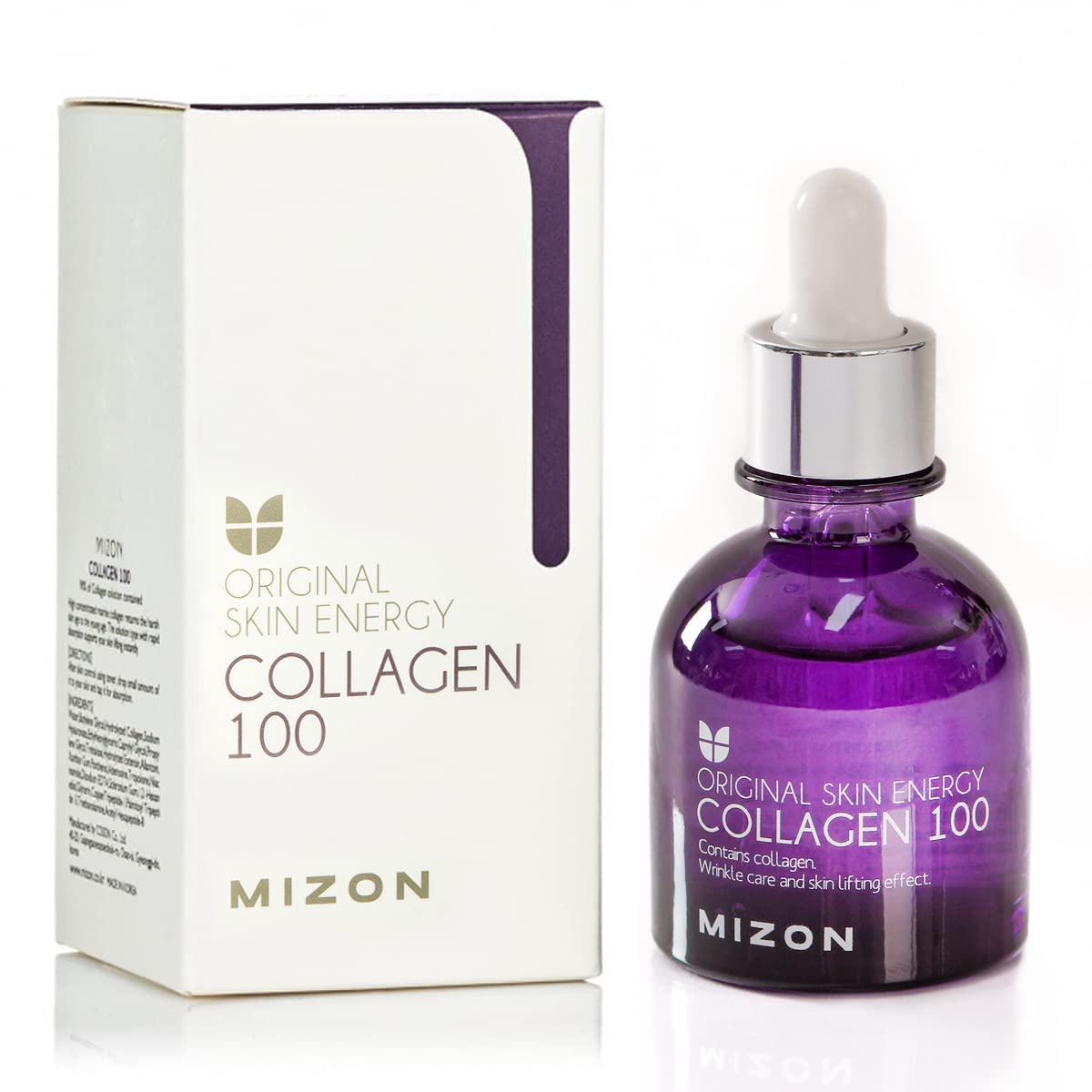 MIZON Collagen 100 Ampoule – Marine Collagen Serum for Firmness, Hydration & Glow