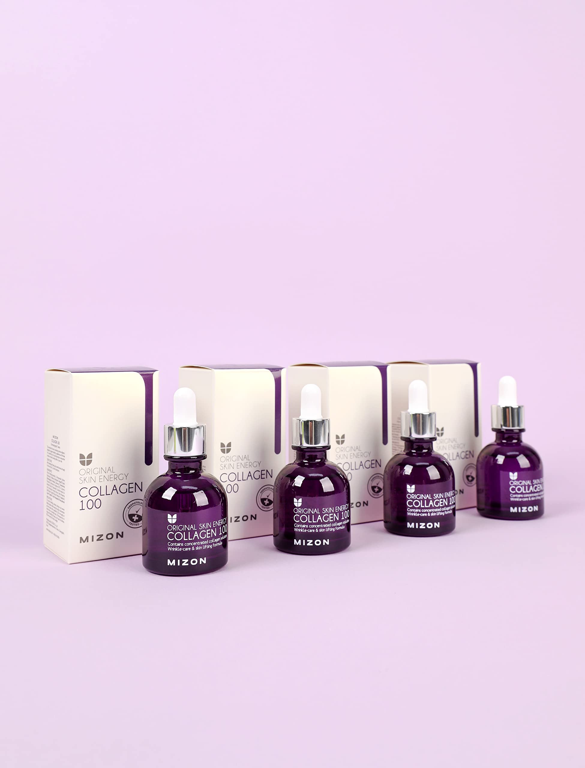 MIZON Collagen 100 Ampoule – Marine Collagen Serum for Firmness, Hydration & Glow