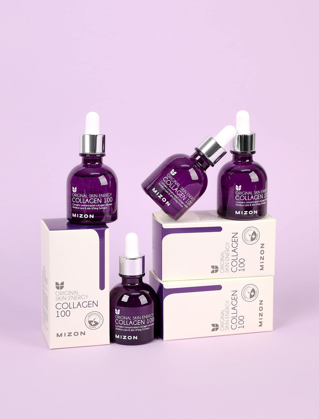MIZON Collagen 100 Ampoule – Marine Collagen Serum for Firmness, Hydration & Glow