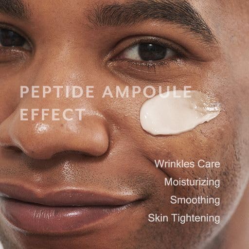 MIZON Peptide Ampoule Face Cream with Adenosine and Lavender Oil – Moisturizing, Fine Line Treatment (1.69 oz)