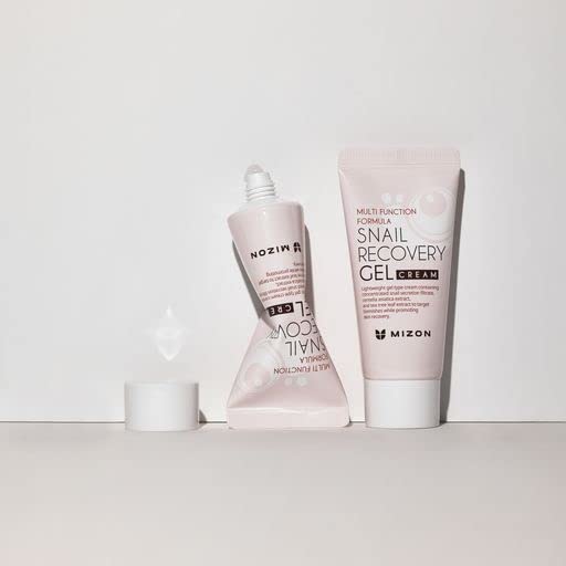 MIZON Snail Recovery Gel Cream – Fragrance-Free, Paraben-Free, 45ml for Hydration & Elasticity
