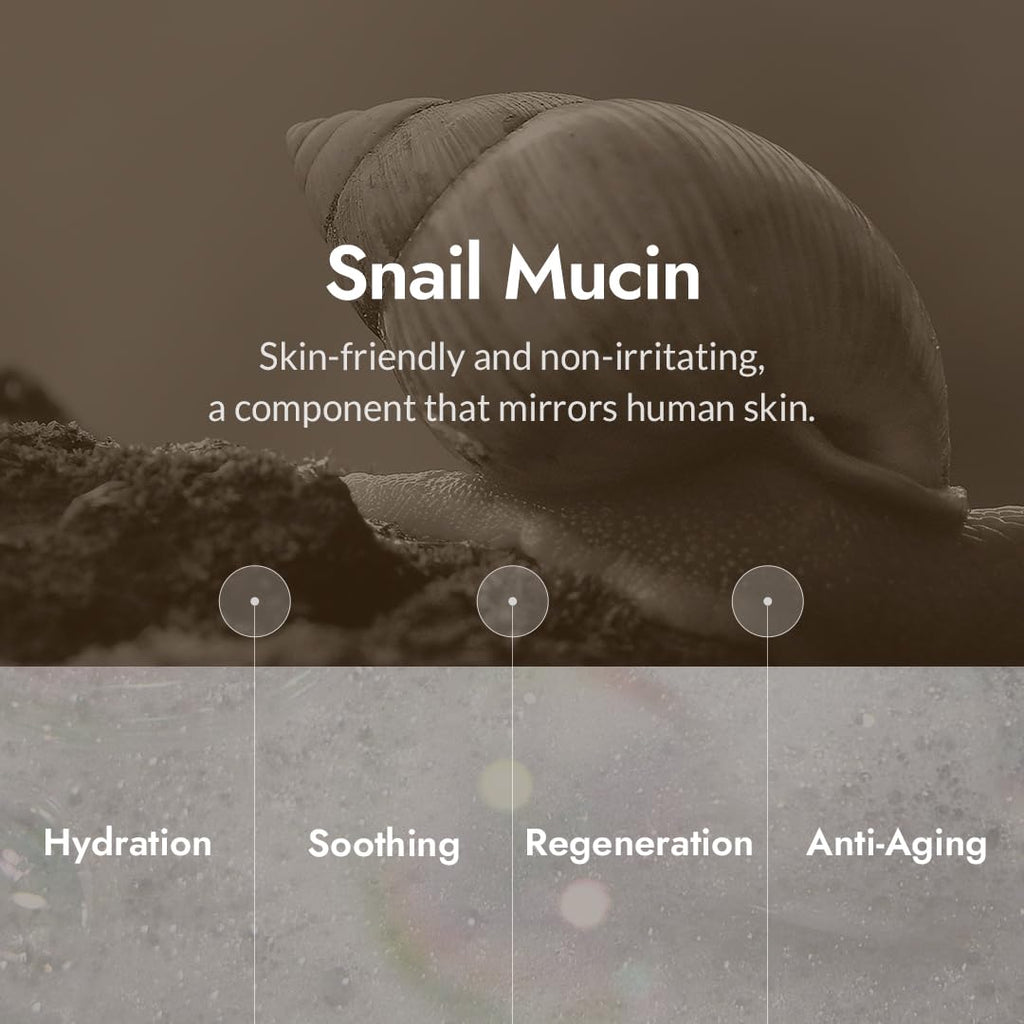 MIZON Snail Repairing Foam Cleanser – Snail Mucin Face Wash (2 Pack, 2.02 oz each)