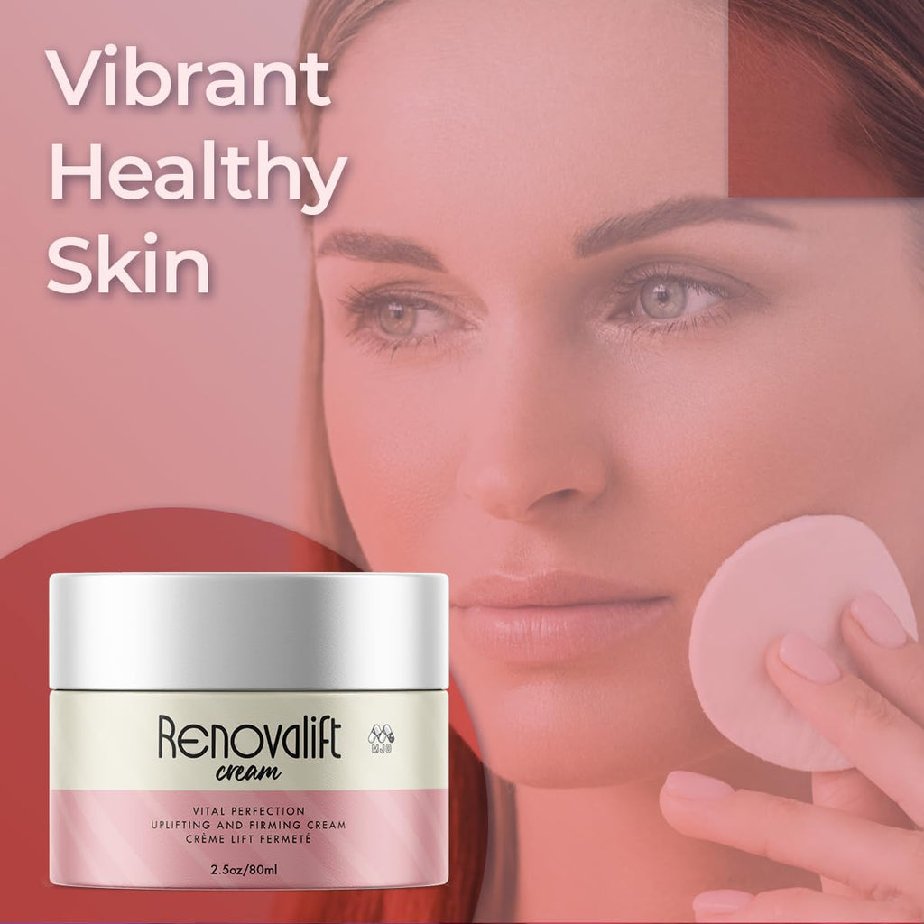 MJO Renovalift Face Cream – 2 Pack All-Natural Facial & Neck Moisturizer (5 oz)