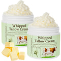 mkzea Beef Tallow for Skin – Grass-Fed Whipped Tallow Balm (2 Pack)