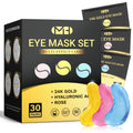 MLDWYH Under Eye Patches – 24K Gold, Hyaluronic Acid & Rose (30 Pairs)