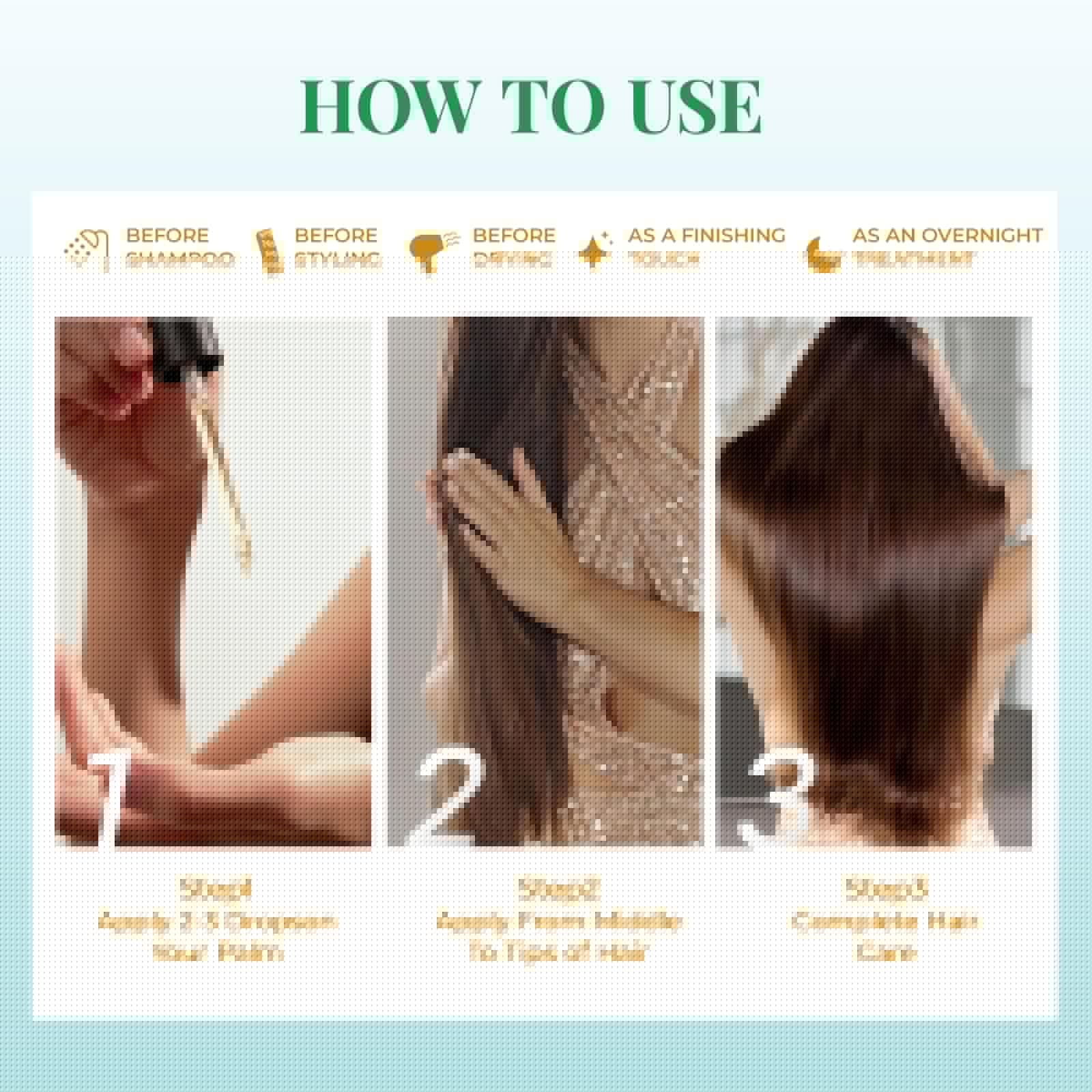 MMPANG Rosemary Oil for Hair Growth – USDA Certified Cold-Pressed with Castor & Peppermint, 4 FL OZ