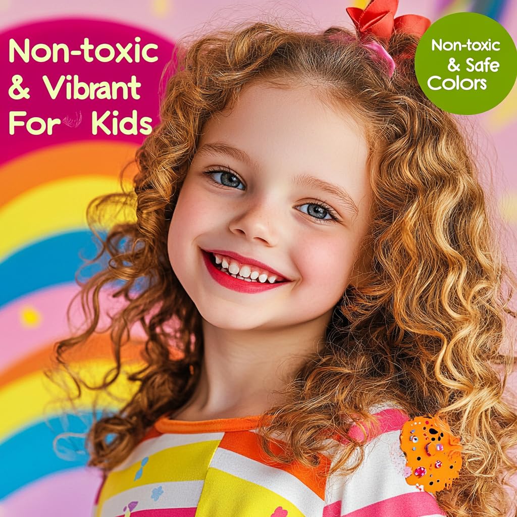 M&U Glitter Lip Gloss Set with Carrying Case – 12 Flavors for Kids & Teens
