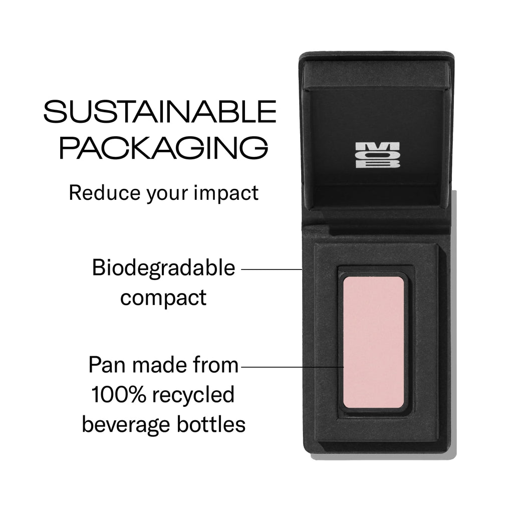MOB Beauty Cream Clay Eyeshadow M88 – Soft Dusty Pink, Buildable, Vegan & Clean