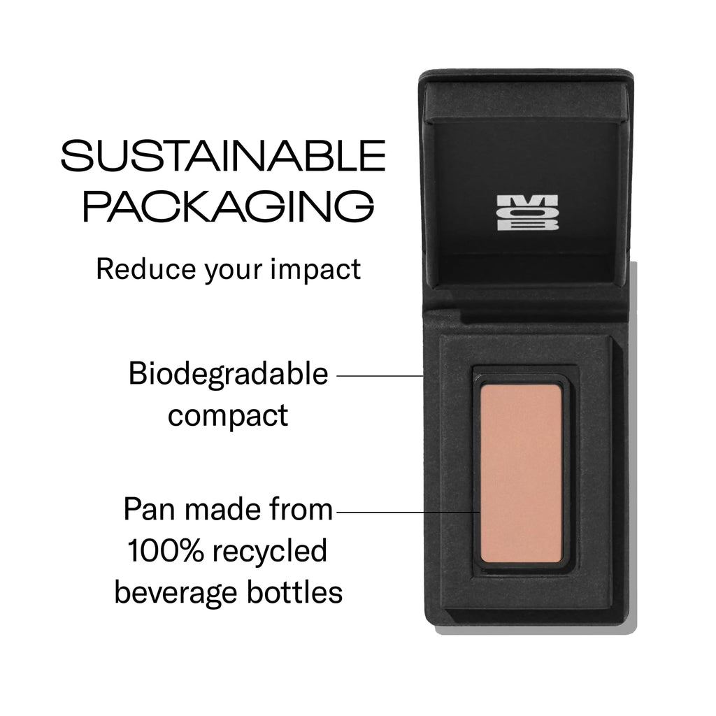 MOB Beauty Eyeshadow M6 Matte Warm Beige – Everyday Neutral, Cruelty-Free, Vegan
