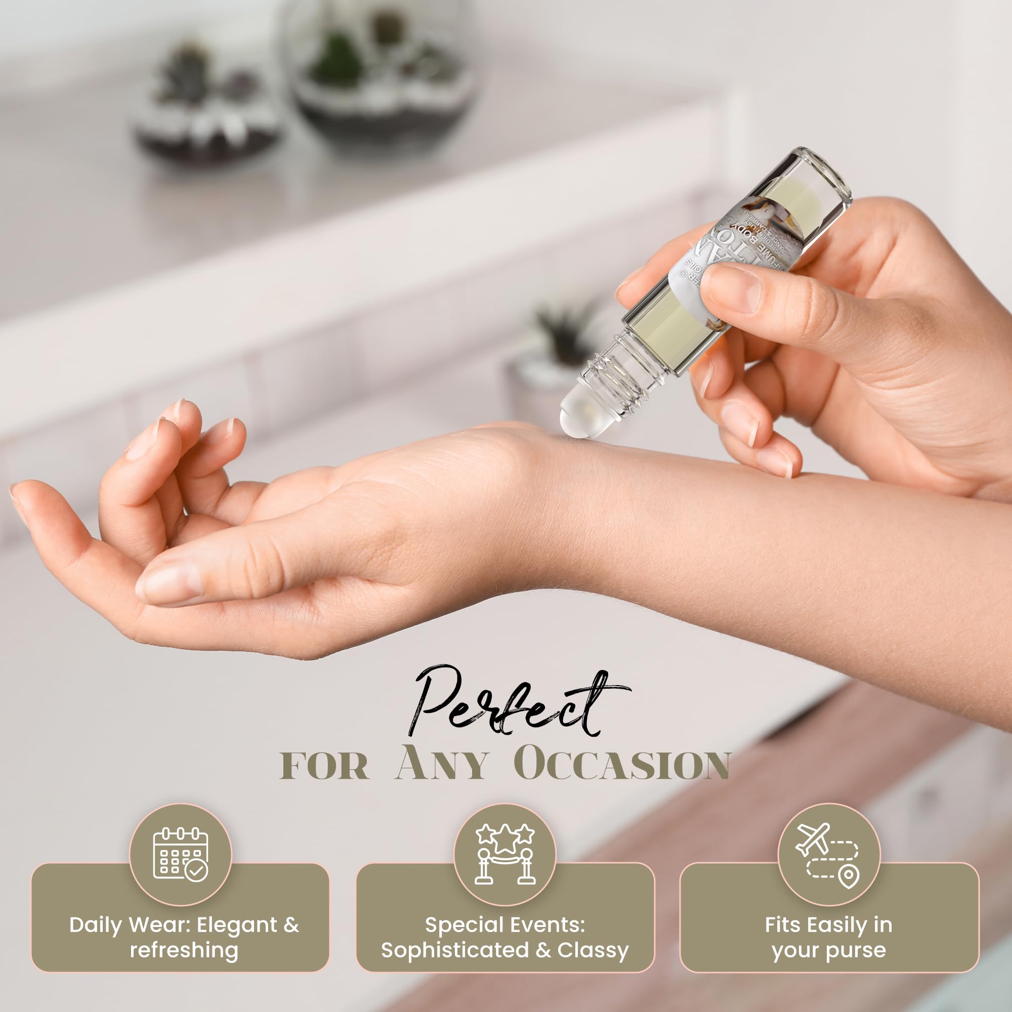 MOBETTER Clean Cotton Perfume Body Oil — Alcohol-Free, Long-Lasting Fragrance