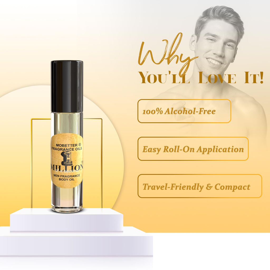 MOBETTER FRAGRANCE OILS 1 Millionth of a Second Men’s Body Oil – Roll-On Scent