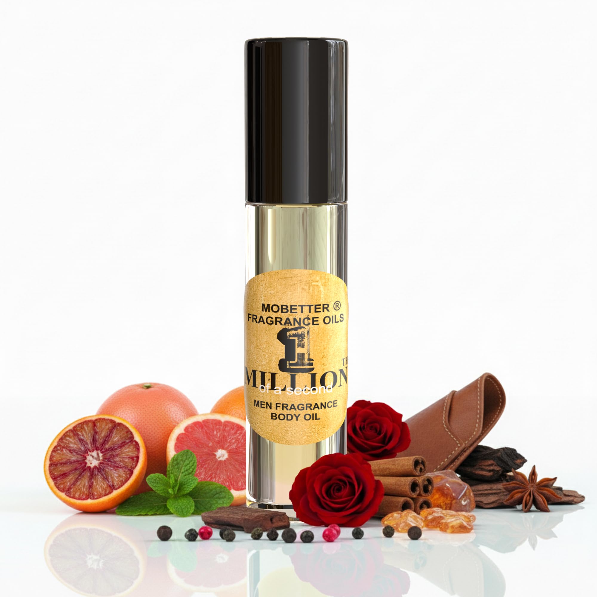 MOBETTER FRAGRANCE OILS 1 Millionth of a Second Men’s Body Oil – Roll-On Scent