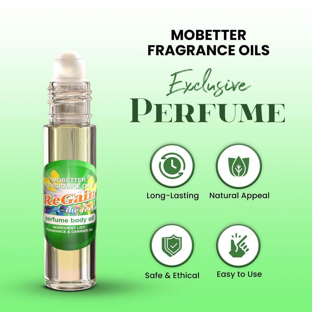 MOBETTER FRAGRANCE OILS - ReGain The Feeling Perfume Body Oil | Long-Lasting Scent