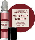 MOBETTER Very Very Cherry Unisex Body Oil Perfume – Long-Lasting, Alcohol-Free