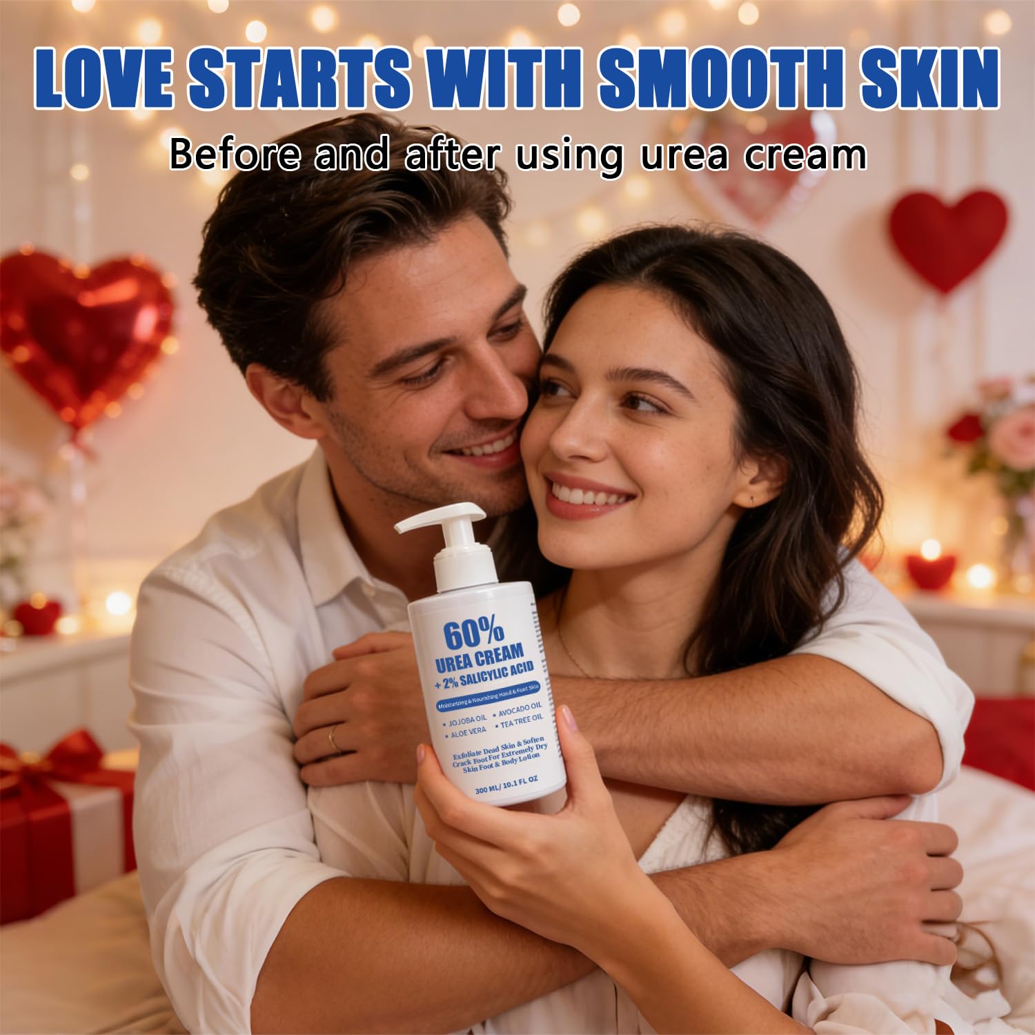 MOC LINK Urea Cream 60% + 2% Salicylic Acid for Feet – Deep Hydration & Softening (10.1 oz)