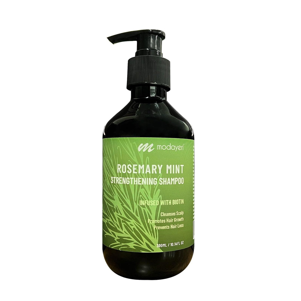 Modayeri Rosemary Mint Strengthening Shampoo with Biotin – Nourish & Strengthen Hair | 10.14 oz