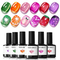 Modelones Cat Eye Gel Nail Polish Set – 6 Colors, 9D Magnetic Glitter, 7ml Each