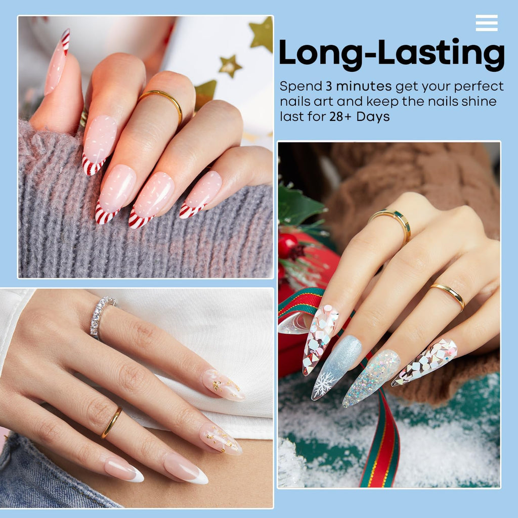 Modelones Dip Powder Clear Color – Long-Lasting, No-Lamp DIY Nails