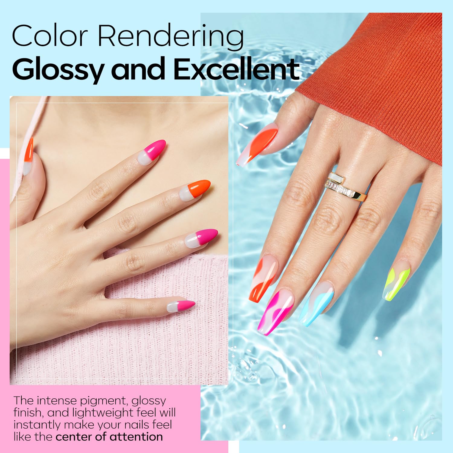 Modelones Dip Powder Nail Kit – 4 Colors, No Lamp Needed, Complete Starter